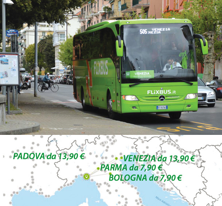 FLIXBUS SBARCA NEL TIGULLIO - La compagnia di bus economici fa tappa a Sestri Levante: si potrà andare a Venezia con meno di 14 Euro
