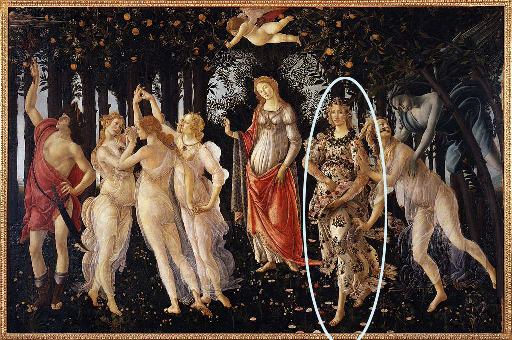 Sapevi che nella “Primavera di Botticelli” c'è una ragazza di Genova?