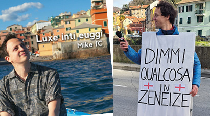 MIKE FC: "CANTO IN GENOVESE PER NON FARE LA FINE DEGLI INDIANI D'AMERICA"


