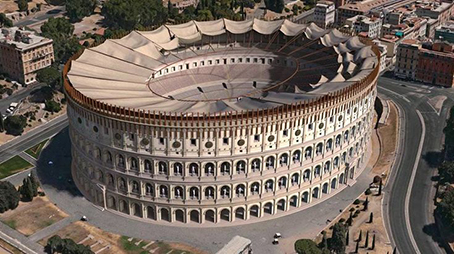 Quando il Colosseo era coperto dal Velarium