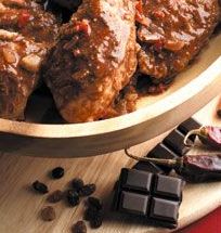 Ricetta afrodisiaca.. pollo 'dolceforte' al cioccolato