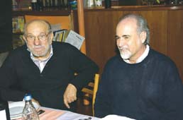 Carlo Chendi con l'amico Antonio Ricci