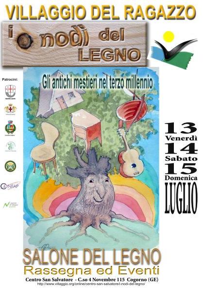 13-14-15 luglio: “I Nodi del Legno”, più di 60 realtà del mondo del legno dell'Italia e del Tigullio per tre giorni in mostra e a confronto