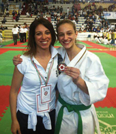 Sara Gargiulo è argento allo Stradivari World Cup, gara di livello mondiale di karate