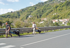 Turisti in ‘carriola' avvistati in Fontanabuona