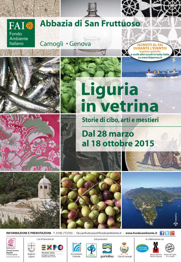“Liguria in vetrina": in mostra a Camogli le "Storie di cibo, arti e mestieri” del nostro territorio. Fino al 18 ottobre, Abbazia di San Fruttuoso