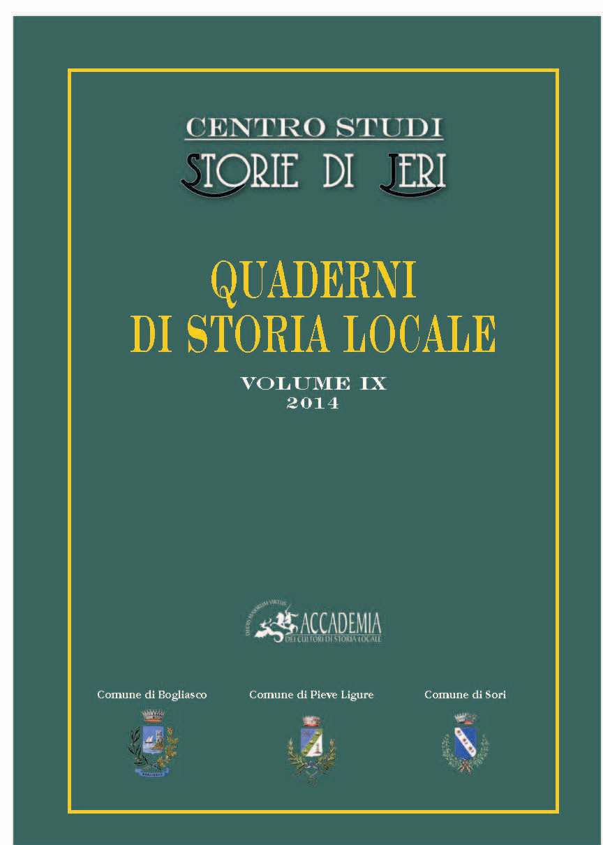 Le Confraternite, i ricordi degli anziani, le antiche carte nautiche, i tesori custoditi nelle chiese e molto altro nel libro che verrà presentato il 18 aprile Sori