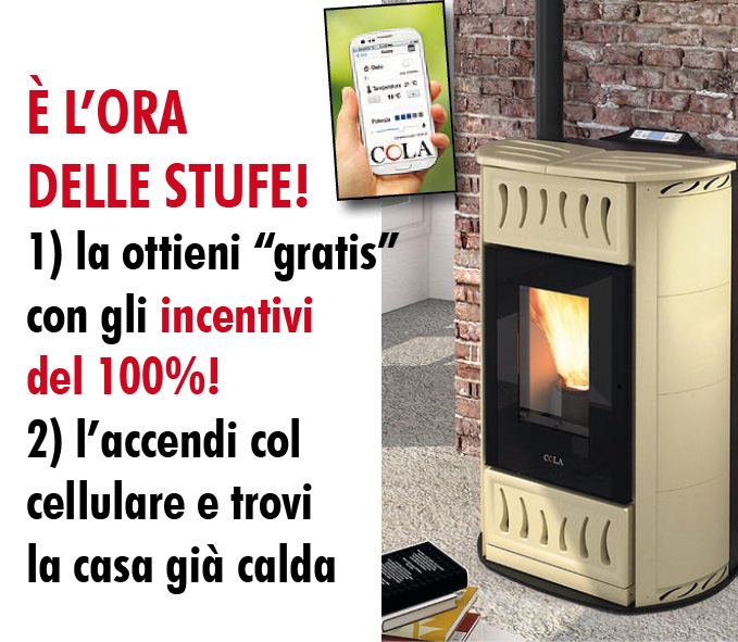 Pagare una stufa 0 Euro e accenderla col cellulare prima di arrivare a casa? Andrea e Silvano di "Acqua e Fuoco Uscio" vi spiegano come