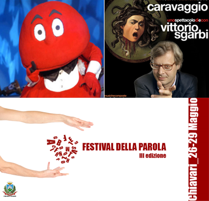 Festival della parola di Chiavari: domenica 29 maggio dalla satira di Rolli e del Gabibbo alla critica artistica con Vittorio Sgarbi