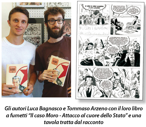 Caso Moro: è di due giovani fumettisti chiavaresi il libro che illustra questa vicenda ancora carica di misteri
