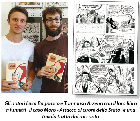 Caso Moro: è di due giovani fumettisti chiavaresi il libro che illustra questa vicenda ancora carica di misteri
