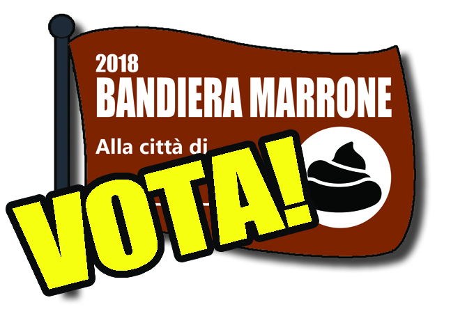 DEIEZIONI CANINE - Torna la Bandiera Marrone: votate per dare un segnale a padroni maleducati e amministratori