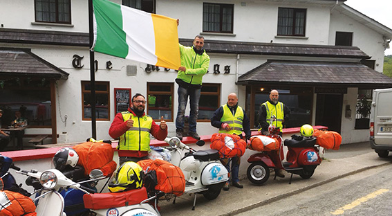 In vespa dal Tigullio all'Irlanda - Un'esperienza unica, tra panorami, birra, incontri, sorprese... nonostante la partenza shock
