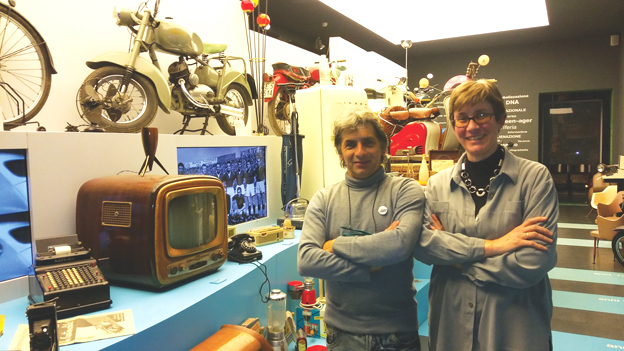 Un viaggio nel tempo al Museo del passatempo: le prime Tv, i personaggi del Carosello, la Vespa venuta dalla Russia, la bici di Bartali