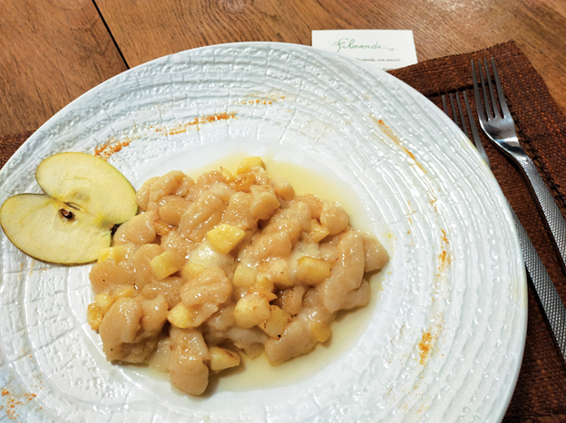 #LARICETTA - Gnocchi di patate rosse con concassé di mele e fonduta (più i consigli dello chef)