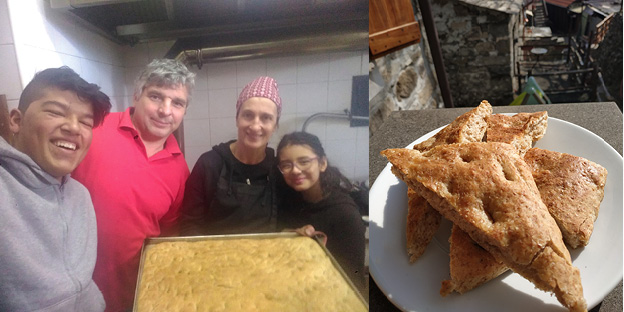 #ricetta - La focaccia casereccia del Cason de Larvego