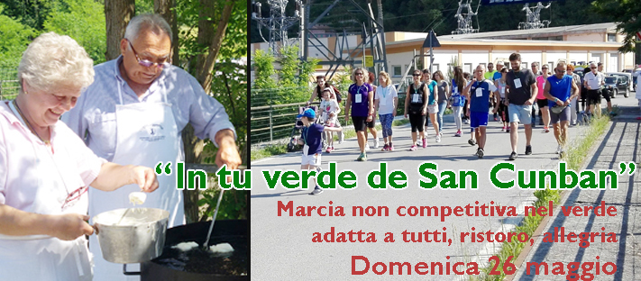 “In tu verde de San Cunban” -  Domenica 26 maggio marcia non competitiva adatta a tutti alla scoperta del verde e delle golosità della Fontanabuona