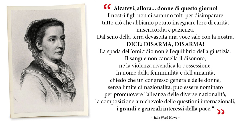 MADRI CONTRO OGNI GUERRA - La Festa della mamma è nata come incontro tra ex nemici e da una preghiera per la pace