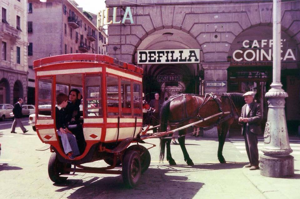 Quando si andava a scuola o a fare la spesa sulla carrozza di Gamberini
