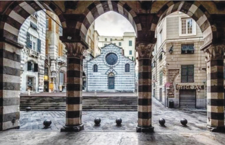 Perché alcuni edifici liguri sono a bande bianche e nere e "la pietra della Lanterna"