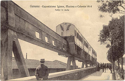 Com'era moderna Genova 110 anni fa! In poco tempo in città comparvero uno stadio, una funivia e un treno monorotaia... che fine hanno fatto?
